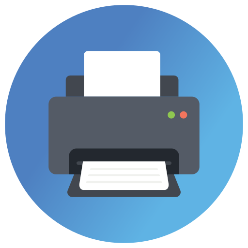 Printer Generic gradient fill icon