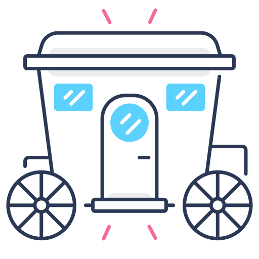 Carriage Generic color lineal-color icon