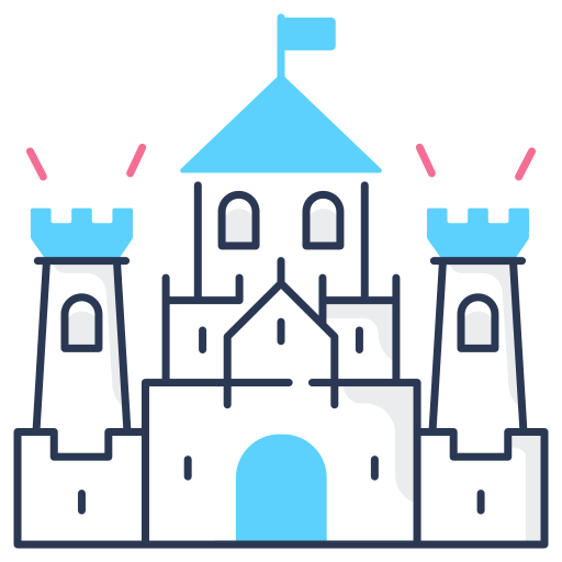 castle Generic color lineal-color icon