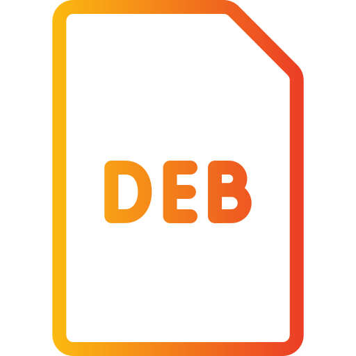 deb Generic gradient outline icon