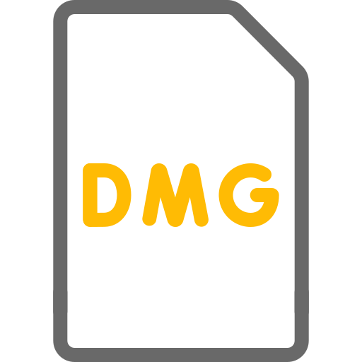 Dmg file Generic color outline icon