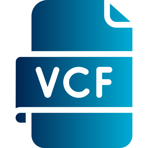 vcf-datei Generic gradient fill icon