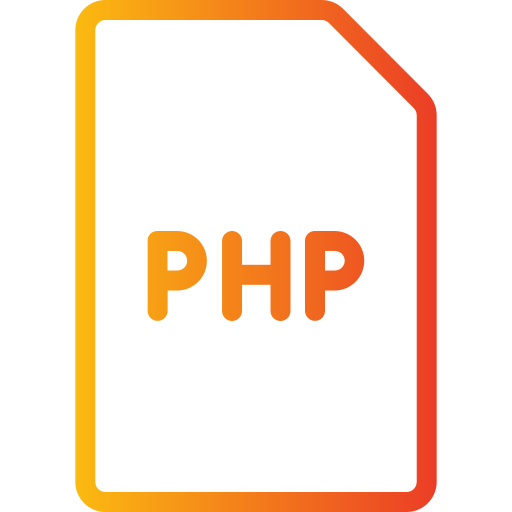 php Generic gradient outline icon