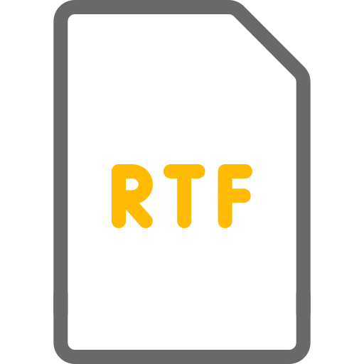 rtf Generic color outline icoon