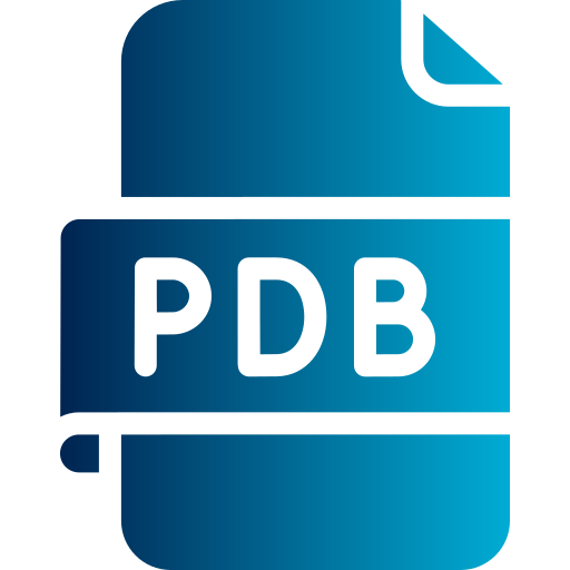 pdb-datei Generic gradient fill icon