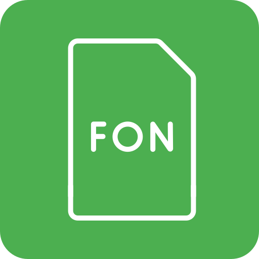 fon-datei Generic color fill icon