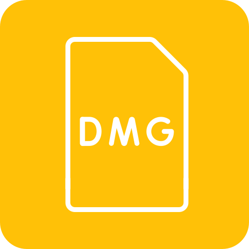 dmg datei Generic color fill icon