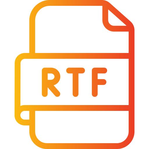 rtf Generic gradient outline ikona