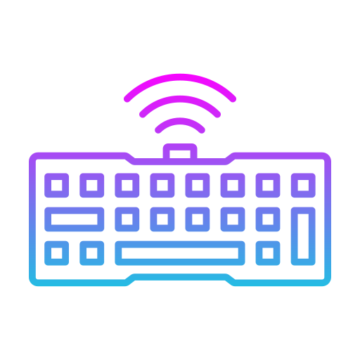 キーボード Generic gradient outline icon