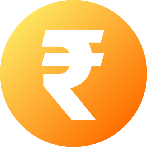 Rupee Generic gradient fill icon