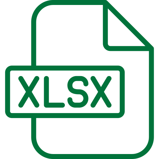 xlsx Generic color outline icon