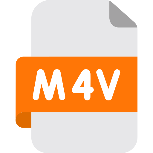 m4v Generic color fill icon