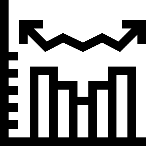 fluktuation Basic Straight Lineal icon