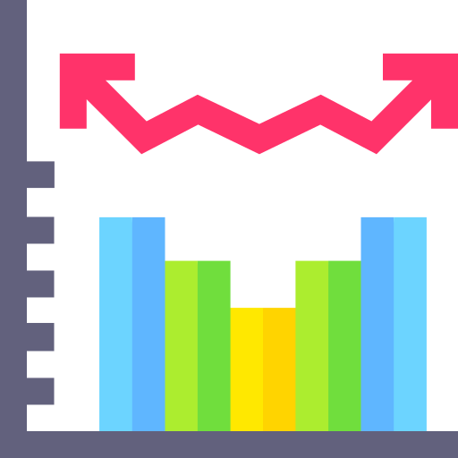 fluktuation Basic Straight Flat icon