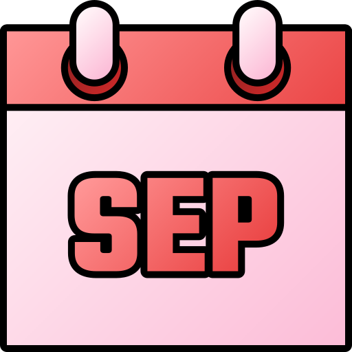 september Generic gradient lineal-color icon