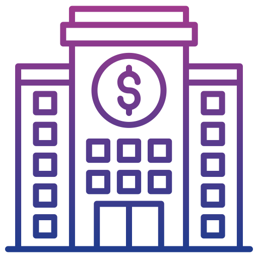 Bank Generic gradient outline icon