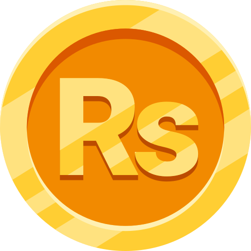 Rupee Generic color fill icon