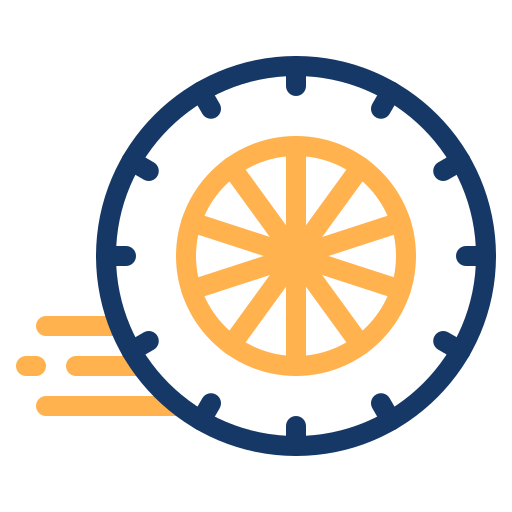 Wheel Generic color outline icon