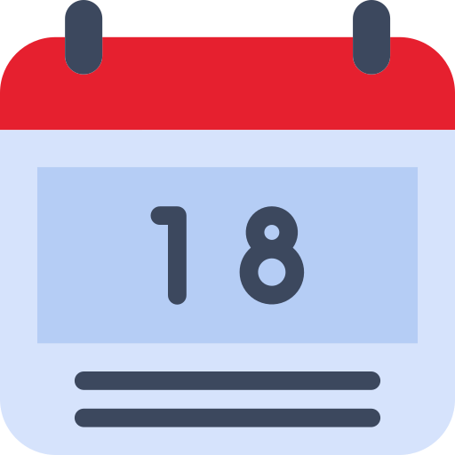 Date Generic color fill icon