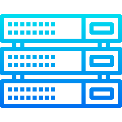 サーバ srip Gradient icon