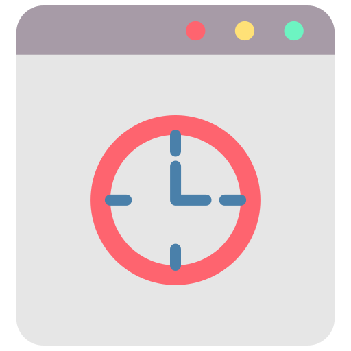 Time Generic color fill icon