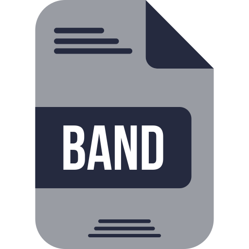 band Generic color fill icon