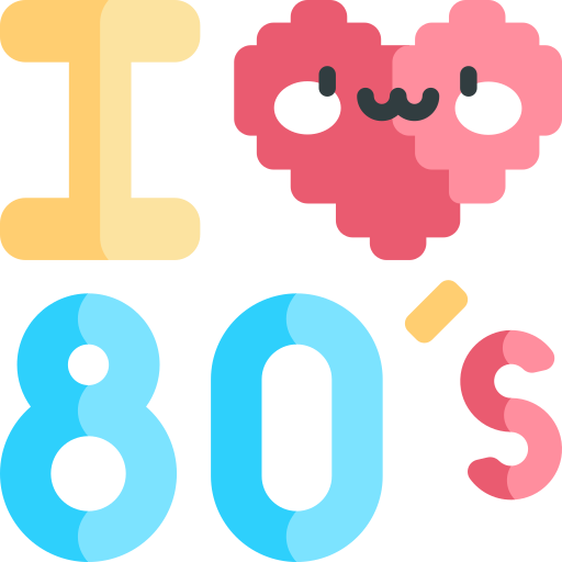 80er jahre Kawaii Flat icon