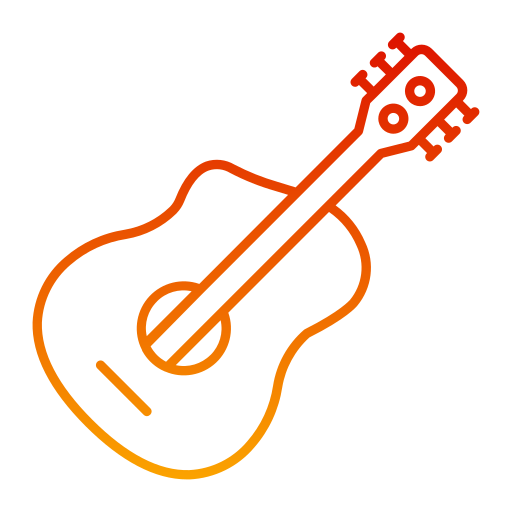 Guitar Generic gradient outline icon