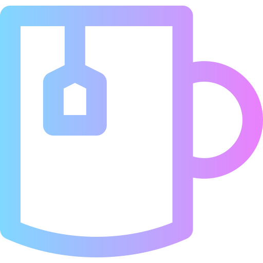 Tea Super Basic Rounded Gradient icon