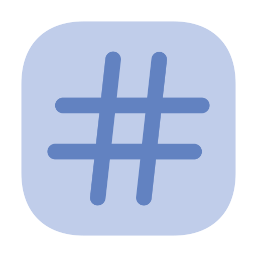 Hashtag Generic Flat icon