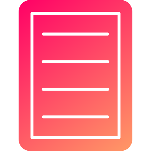 ノート Generic gradient fill icon