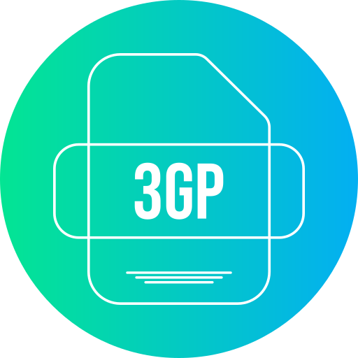 3gp Generic gradient fill icon