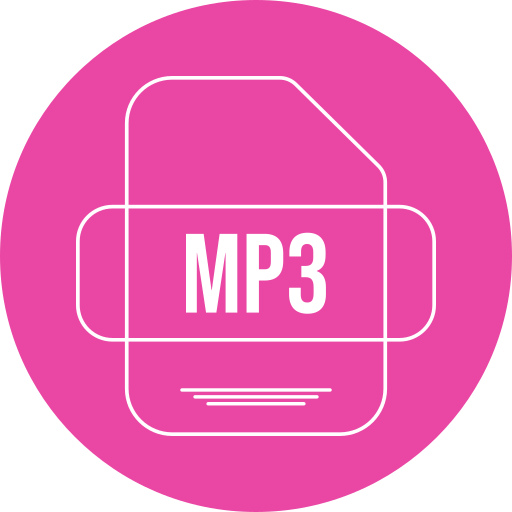 mp3 Generic color fill icon