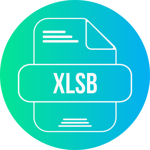 xlsb Generic gradient fill icon