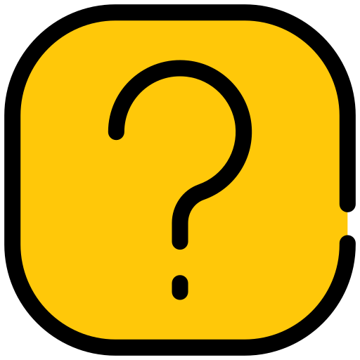 Question Generic color lineal-color icon