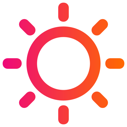 太陽 Generic gradient outline icon