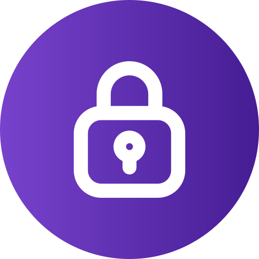 Lock Generic gradient fill icon