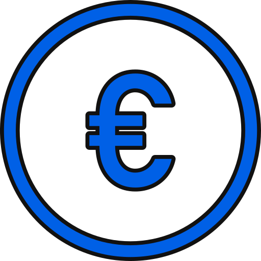 euro Generic color lineal-color icon