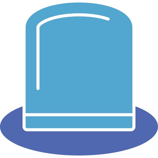 Top Hat Generic color fill icon