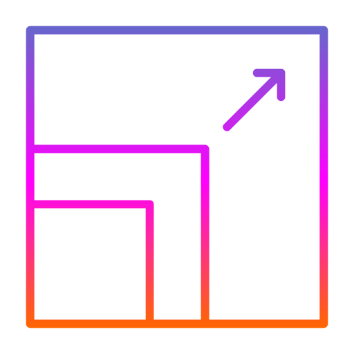 auflösung Generic gradient outline icon