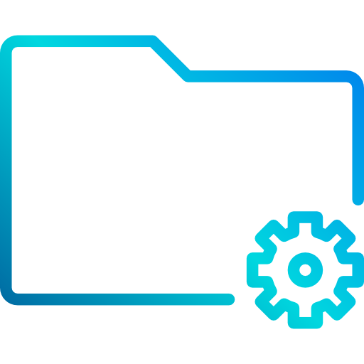cartella xnimrodx Lineal Gradient icona