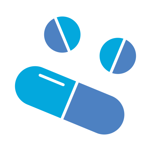 Pills Generic color fill icon