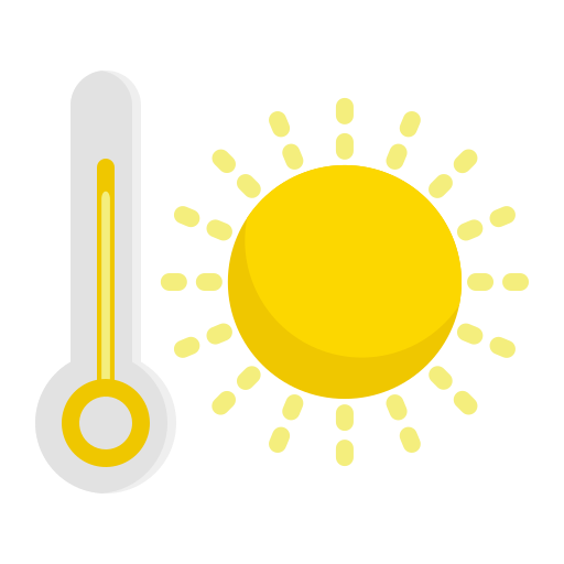 Thermometer Generic color fill icon