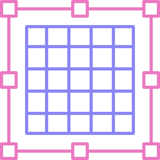 Grid Generic color outline icon