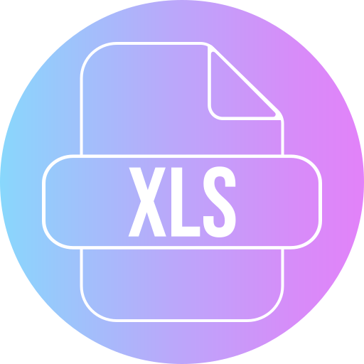 xls Generic gradient fill Icône