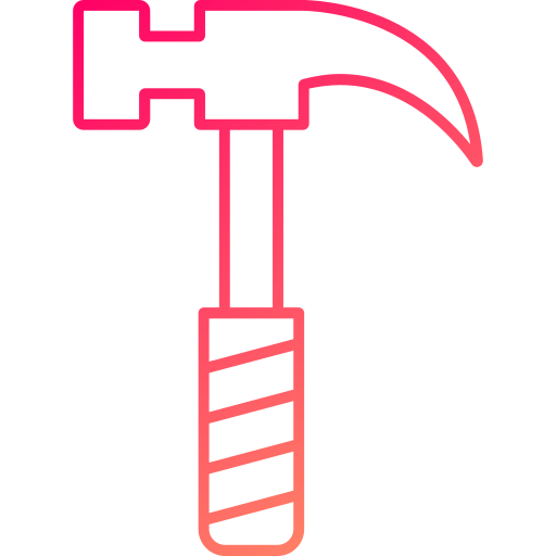 hammer Generic gradient outline icon