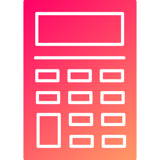 calculadora Generic gradient fill Ícone