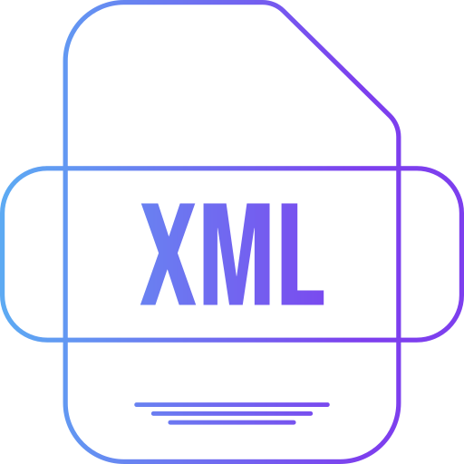 xml Generic gradient outline icon