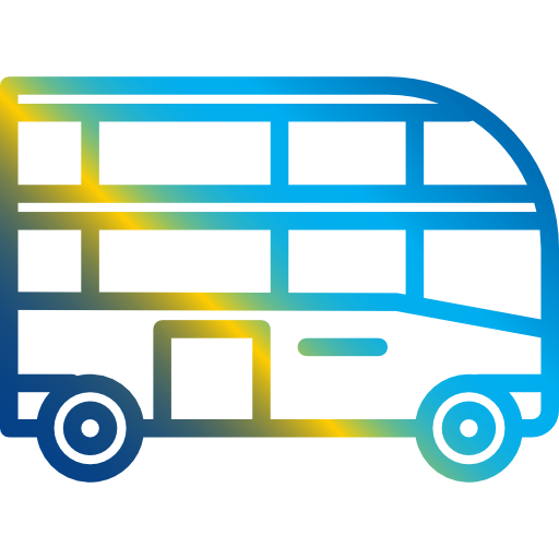 bus turistico xnimrodx Lineal Gradient icona