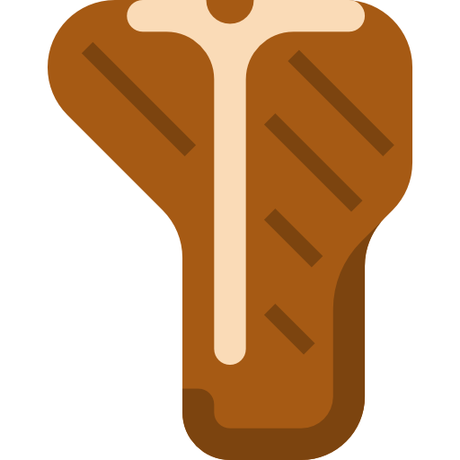 steak mynamepong Flat icon